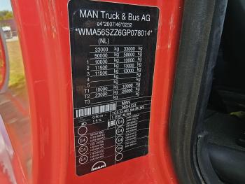 TGS 33.480 6x6 / PALFINGER Z CRANE / 2 SIDE TIPPER